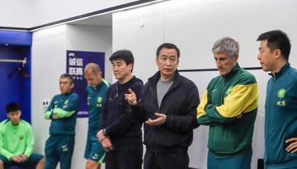 国安董事长向球队讲话:我不担心你们打硬仗、不放心打中下游球队