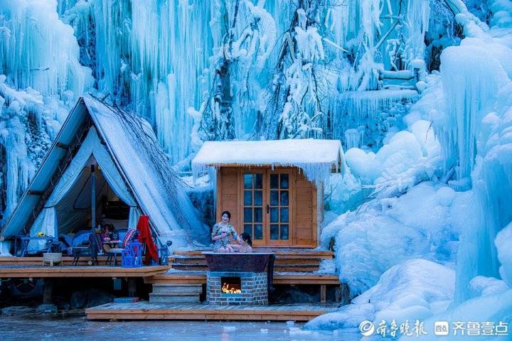 现实版“冰雪奇缘”<strong></p>
<p>币圈玩法</strong>！济南九如山“冰瀑+”新玩法火出圈