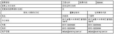 卫星化学股份有限公司2022年度报告摘要