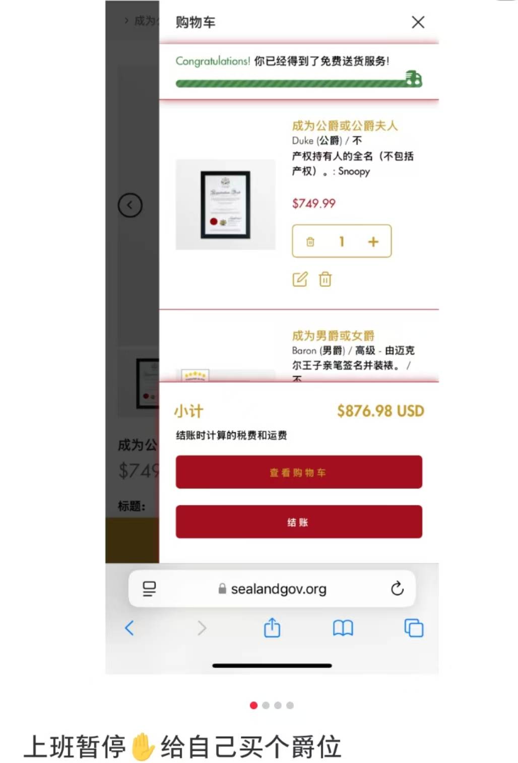 中国网友花5437元购买“西兰公国”爵位？律师：无法律效力<strong></p>
<p>ATOP</strong>，警惕商业炒作风险