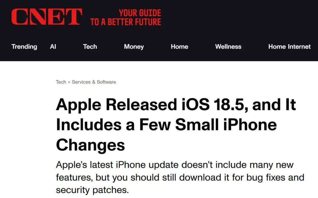 苹果 iOS 18.5 正式版发布<strong></p>
<p>卡车</strong>，iPhone13用户可以用卫星功能了