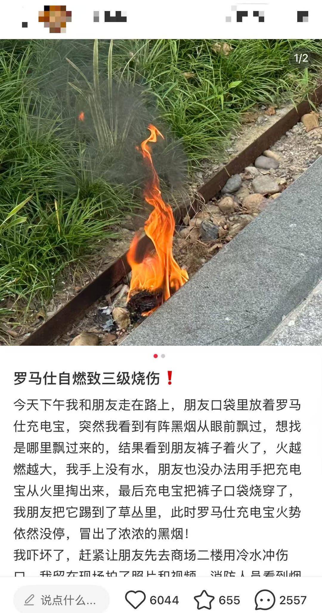 “罗马仕充电宝自燃烧伤腿部需植皮”<strong></p>
<p>okex现货</strong>，客服回应：正在核查此事